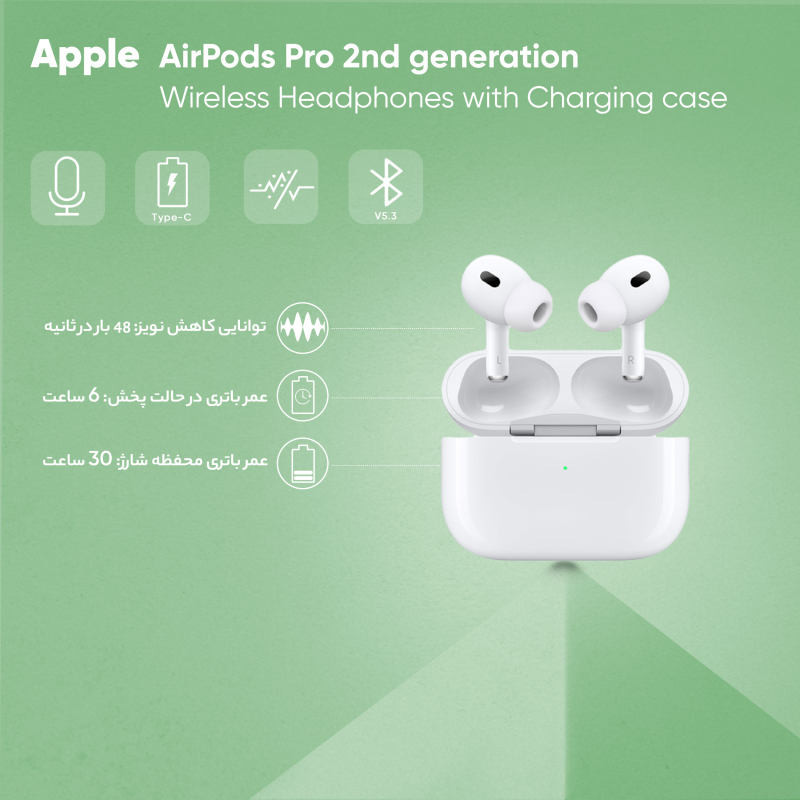 هندزفری بلوتوثی مدل AirPods Pro 2
