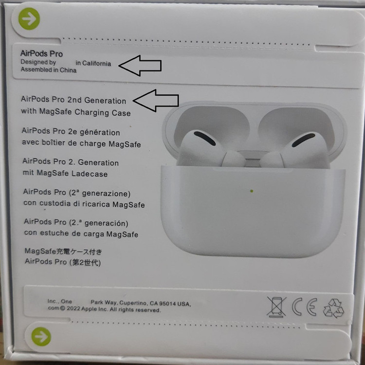 هدست بی سیم مدل AirPodS Pro 2