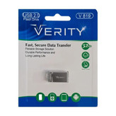 فلش مموری وریتی مدل V-819 ظرفیت 32 گیگابایت با رابط USB اصلی و اورجینال