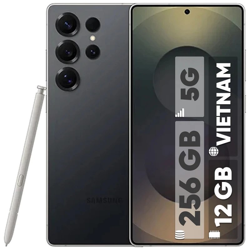 گوشی سامسونگ Galaxy S25 Ultra رجیستر شده دو سیم کارت 256 گیگابایت با رم 12 گیگابایت پک ویتنام اصلی و اورجینال