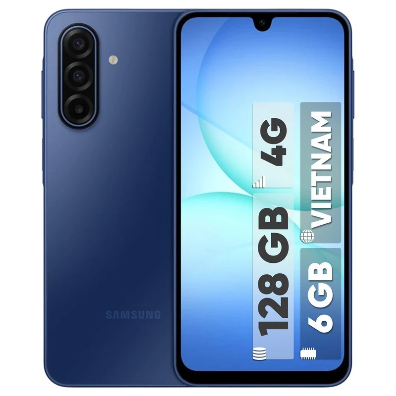 گوشی موبایل سامسونگ مدل Galaxy A17 4G دو سیم کارت ظرفیت 128 گیگابایت و رم 6 گیگابایت ویتنام اصلی و اورجینال