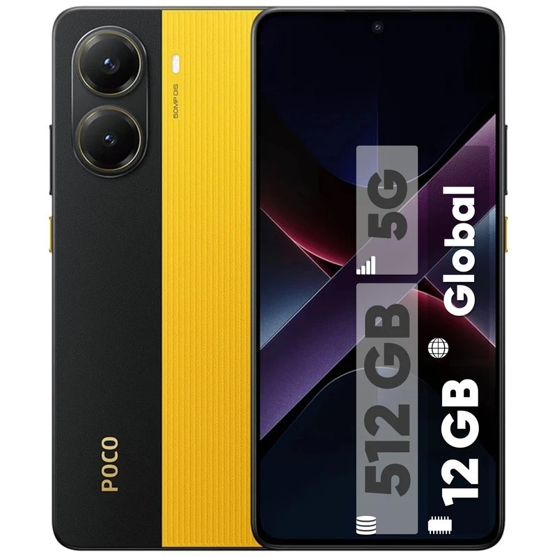 گوشی شیائومی Poco X7 Pro ریجستر شده دو سیم کارت 512 گیگابایت با رم 12 گیگابایت گلوبال اصلی و اورجینال