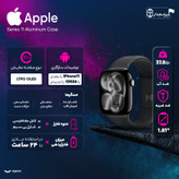 ساعت هوشمند 46 میلی متری اپل مدل Series 11 Aluminum Case با بند سیلیکونی