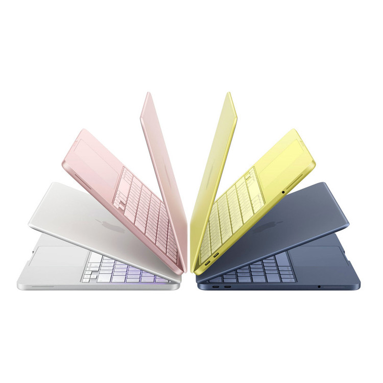 لپتاپ 13 اینچی اپل مدل MacBook Neo با پردازنده A18 Pro، رم 8 گیگابایت، حافظه SSD با ظرفیت 512 گیگابایت، نمایشگر Liquid Retina، وبکم با وضوح 1080 پیکسل، حسگر اثر انگشت و شارژدهی تا 16 ساعت