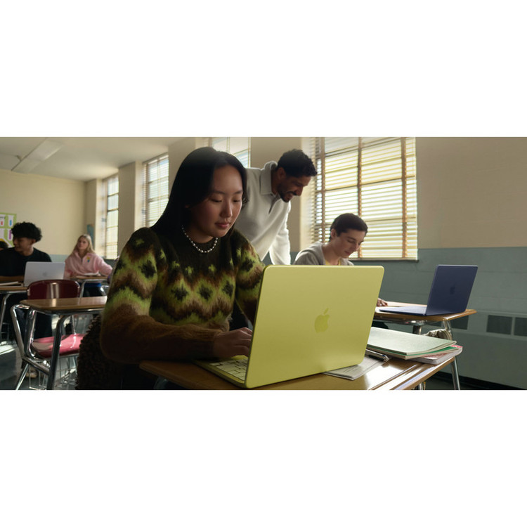 لپتاپ 13 اینچی اپل مدل MacBook Neo با پردازنده A18 Pro، رم 8 گیگابایت، حافظه SSD با ظرفیت 512 گیگابایت، نمایشگر Liquid Retina، وبکم با وضوح 1080 پیکسل، حسگر اثر انگشت و شارژدهی تا 16 ساعت