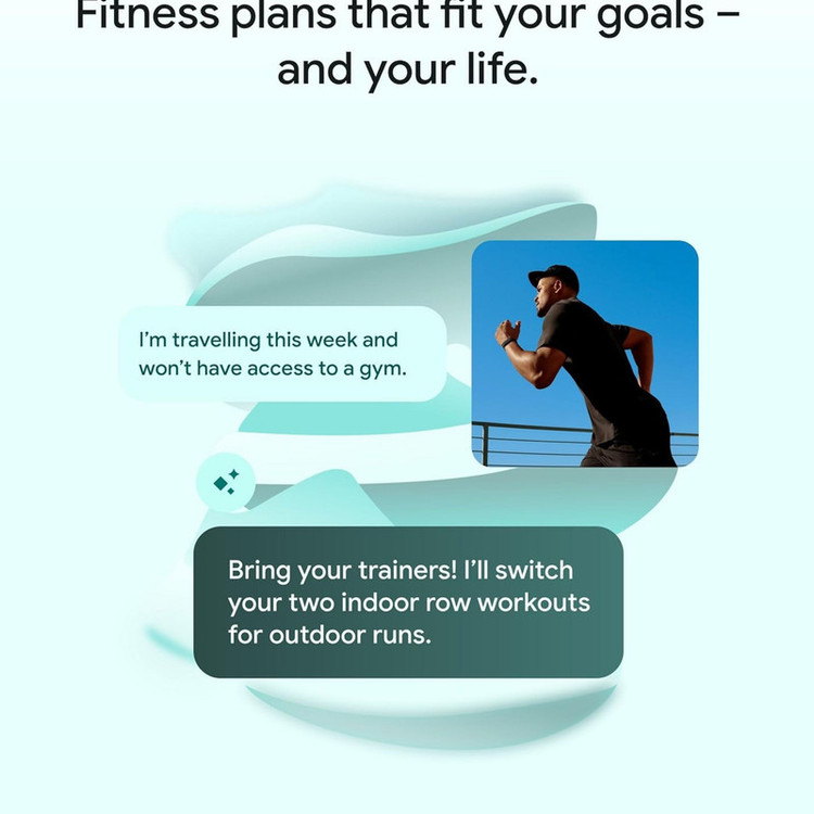 مچ بند هوشمند گوگل مدل Fitbit Air با بند پارچهای
