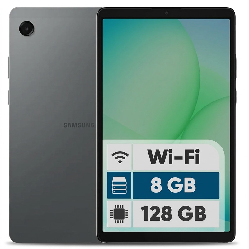 تبلت 8.7 اینچ سامسونگ مدل Galaxy Tab A11 Wi-Fi، ظرفیت 128 گیگابایت و رم 8 گیگابایت، رزولوشن دوربین 8 مگاپیکسل