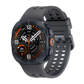 ساعت هوشمند 47 میلیمتری سامسونگ مدل Galaxy Watch Ultra 2 با بند لاستیکی، سازگار با سیستم عامل Android، به همراه بند لاستیکی اضافی