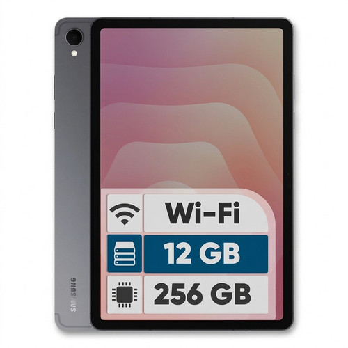 تبلت ۱۱ اینچ سامسونگ مدل Galaxy Tab S11 Wi-Fi ظرفیت 256 گیگابایت و رم 12 گیگابایت، رزولوشن دوربین ۱۳ مگاپیکسل، پشتیبانی از قلم و کیبورد