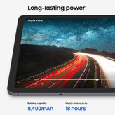 تبلت ۱۱ اینچ سامسونگ مدل Galaxy Tab S11 Wi-Fi ظرفیت 256 گیگابایت و رم 12 گیگابایت، رزولوشن دوربین ۱۳ مگاپیکسل، پشتیبانی از قلم و کیبورد