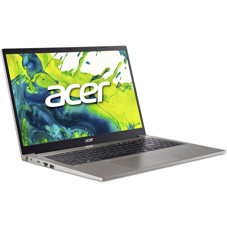 لپتاپ 15.6 اینچی ایسر مدل Aspire Lite AL15-33P-3809، پردازنده Core 3-N355، رم 8 گیگابایت DDR5، حافظه SSD با ظرفیت 512 گیگابایت، نمایشگر IPS با وضوح Full HD، باتری با شارژدهی تا 9 ساعت، پشتیبانی از Wi-Fi 6 و Bluetooth 5.0