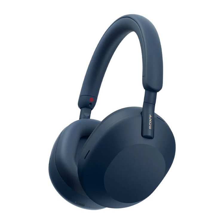هدفون بیسیم سونی مدل WH-1000XM5 با نویز کنسلینگ فعال (ANC)، درگاه شارژ USB Type-C، دارای 4 میکروفون با فناوری Beamforming، پشتیبانی از دستیار صوتی، قابلیت اتصال همزمان به دو دستگاه
