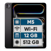 تبلت 13 اینچ اپل مدل IPad Pro 2025 M5 Wi-Fi ظرفیت 512 گیگابایت و رم 12 گیگابایت، رزولوشن دوربین 12 مگاپیکسل، پشتیبانی از قلم و کیبورد