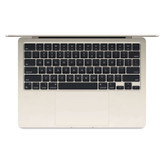 لپتاپ 13.6 اینچی اپل مدل MacBook Air MDHA4 2026 LLA با پردازنده M5 با 16 گیگابایت رم و حافظه داخلی SSD با ظرفیت 512 گیگابایت، نمایشگر Liquid Retina با وضوح 2560×1664، Wi-Fi 7، شارژدهی پخش ویدیو تا 18 ساعت و حسگر اثر انگشت Touch ID