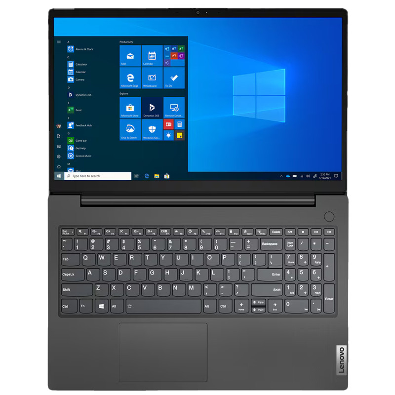 لپتاپ 15.6 اینچی لنوو مدل V15 G2 IJL با پردازنده Celeron N4500، رم 8 گیگابایت DDR4، حافظه SSD با ظرفیت 256 گیگابایت، صفحهنمایش Full HD مات و وبکم HD با درپوش لنز