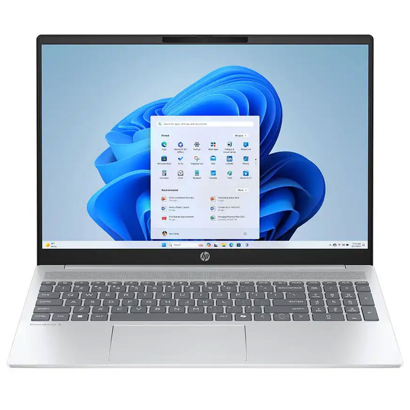 لپتاپ 16 اینچی اچپی مدل OmniBook 5 AI 16-AF1017WM، پردازنده Core Ultra 7-255U، رم 16 گیگابایت LPDDR5X، حافظه SSD با ظرفیت 1 ترابایت، صفحهنمایش لمسی WUXGA، وبکم 1080p FHD IR، پشتیبانی از Wi-Fi 6 و Bluetooth 5.4، سیستمعامل Windows 11