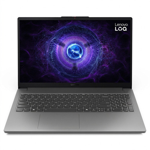 لپتاپ 15.6 اینچی لنوو مدل LOQ 15IAX9E با پردازنده Core i5-12450HX، کارت گرافیک RTX 4050 با 6 گیگابایت حافظه اختصاصی، 8 گیگابایت رم DDR5 و حافظه داخلی SSD NVMe با ظرفیت 512 گیگابایت، نمایشگر Full HD با نرخ نوسازی 144 هرتز