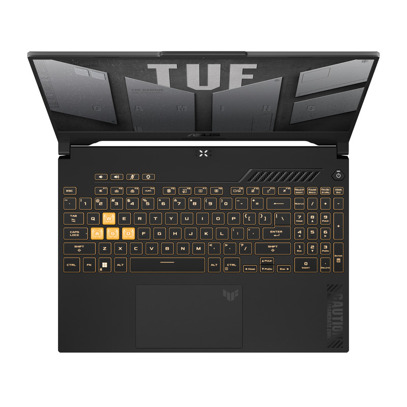 لپتاپ گیمینگ 15.6 اینچی ایسوس مدل TUF Gaming F15 FX507VV، پردازنده Core i7-13620H، رم 16 گیگابایت DDR5 با فرکانس 5600 مگاهرتز، حافظه SSD با ظرفیت 1 ترابایت، گرافیک GeForce RTX 4060 با 8 گیگابایت، نمایشگر IPS Full HD با نرخ نوسازی 144 هرتز و G-Sync