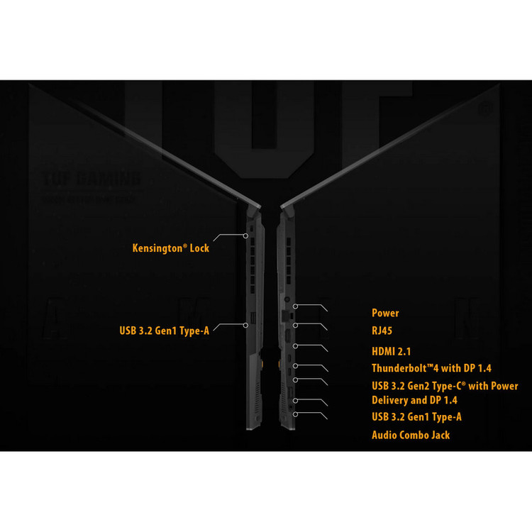 لپتاپ گیمینگ 15.6 اینچی ایسوس مدل TUF Gaming F15 FX507VV، پردازنده Core i7-13620H، رم 16 گیگابایت DDR5 با فرکانس 5600 مگاهرتز، حافظه SSD با ظرفیت 1 ترابایت، گرافیک GeForce RTX 4060 با 8 گیگابایت، نمایشگر IPS Full HD با نرخ نوسازی 144 هرتز و G-Sync