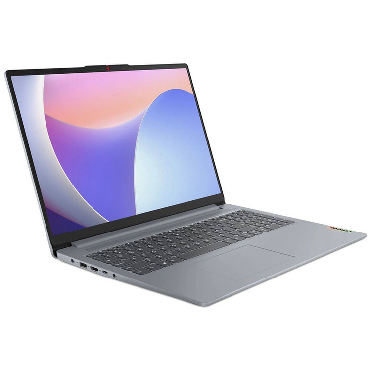 لپتاپ لنوو مدل IdeaPad Slim 3 15IRU8 با پردازنده Core i7-13620H، رم LDDR5 16GB با فرکانس 4800MHz، حافظه SSD با ظرفیت 512GB، نمایشگر 15.6 اینچ IPS با وضوح Full HD