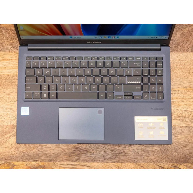 لپتاپ ایسوس مدل Vivobook 15 F1504VA-NJ824 با پردازنده Core i7-1355U، رم DDR4 40GB با فرکانس 3200MHz، حافظه SSD با ظرفیت 2TB، دارای نور پسزمینه کیبورد، حسگر اثر انگشت سیستمعامل Windows 11، کاستوم شده
