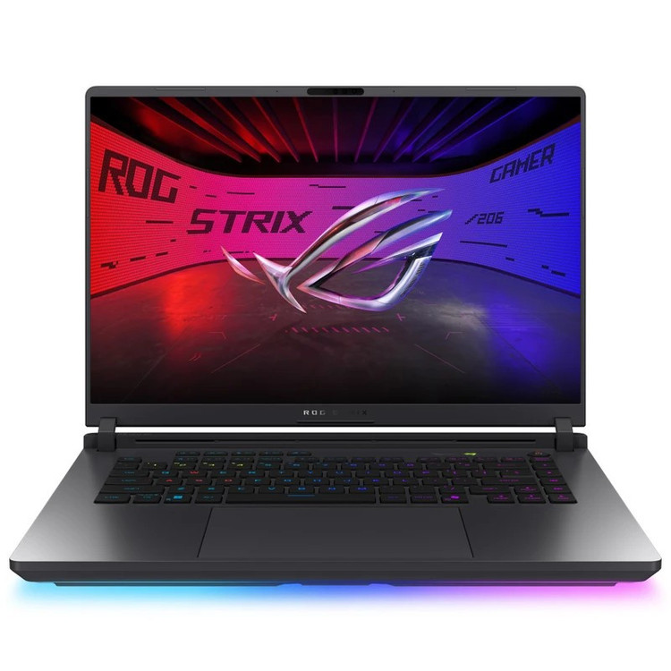 لپ تاپ 16 اینچی ایسوس مدل G615JMR-AS74 با پردازنده Core i7-14650HX، گرافیک GeForce RTX 5060 با 8 گیگابایت حافظه، رم 32 گیگابایت DDR5، حافظه SSD NVMe با ظرفیت 1 ترابایت و نمایشگر WUXGA با نرخ نوسازی 165 هرتز و نورپردازی Per-key RGB