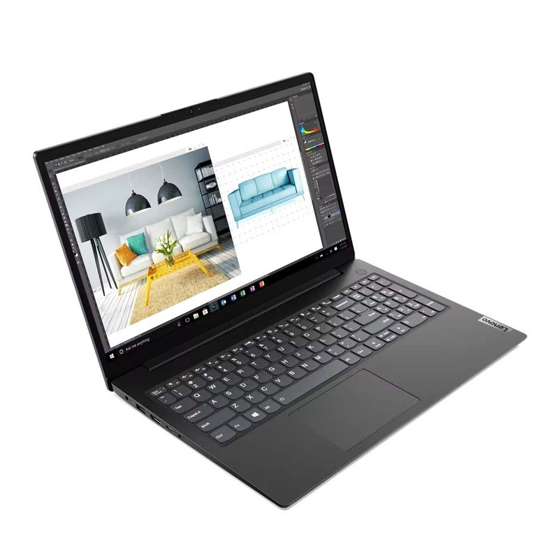 لپتاپ 15.6 اینچی لنوو مدل V15 G2 IJL، پردازنده Intel Celeron N4500، حافظه رم 4 گیگابایت DDR4، حافظه داخلی SSD با ظرفیت 512 گیگابایت، نمایشگر Full HD با پنل TN و روکش مات، وبکم HD 720p با درپوش لنز، پشتیبانی از Wi-Fi و Bluetooth 5.1