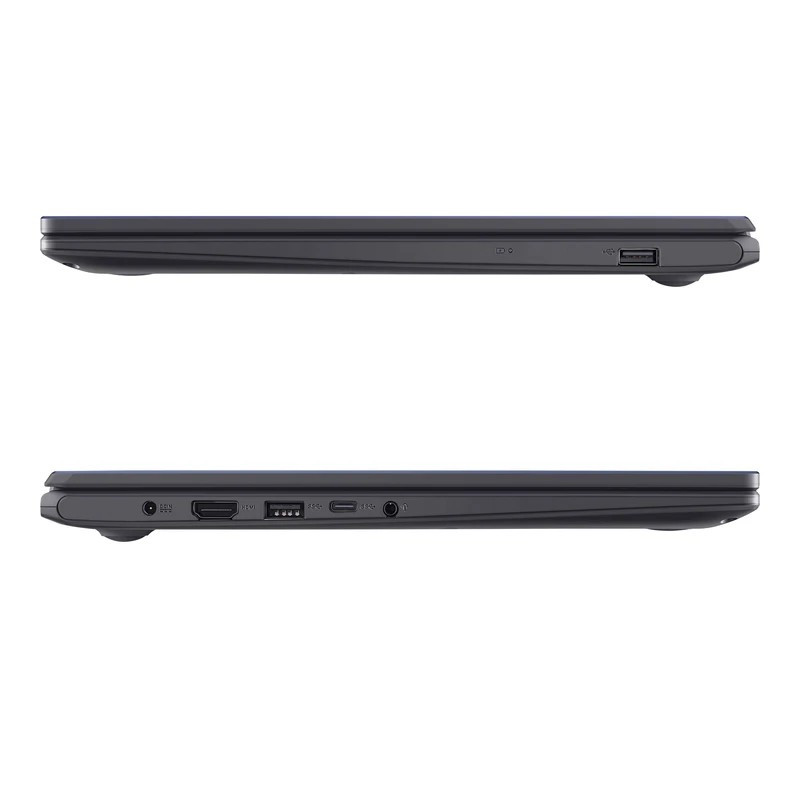 لپتاپ 14 اینچی ایسوس مدل Vivobook Go 14 E410KA-CL4128، با پردازنده Celeron N4500، رم 4 گیگابایت DDR4 با فرکانس 3200 مگاهرتز، حافظه داخلی هیبریدی با ظرفیت 256 گیگابایت شامل 128 گیگابایت eMMC و 128 گیگابایت SSD، نمایشگر TN با وضوح Full HD