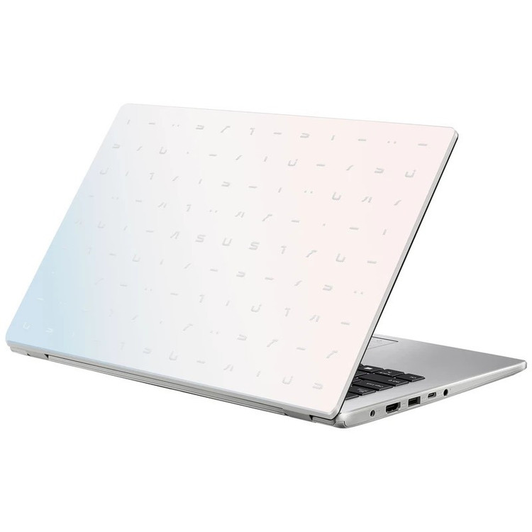 لپتاپ 14 اینچی ایسوس مدل Vivobook Go 14 E410KA-CL4128، با پردازنده Celeron N4500، رم 4 گیگابایت DDR4 با فرکانس 3200 مگاهرتز، حافظه داخلی هیبریدی با ظرفیت 256 گیگابایت شامل 128 گیگابایت eMMC و 128 گیگابایت SSD، نمایشگر TN با وضوح Full HD