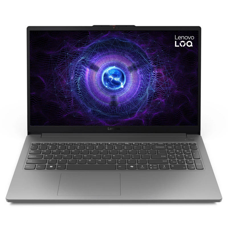لپتاپ 15.6 اینچی لنوو مدل LOQ 15IAX9E با پردازنده Core i5-12450HX، کارت گرافیک GeForce RTX 3050 با حافظه 6 گیگابایت، رم 12 گیگابایت DDR5، حافظه SSD با ظرفیت 512 گیگابایت، نمایشگر IPS با وضوح Full HD و نرخ نوسازی 144 هرتز