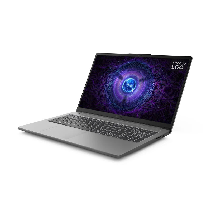 لپتاپ 15.6 اینچی لنوو مدل LOQ 15IAX9E با پردازنده Core i5-12450HX، کارت گرافیک GeForce RTX 3050 با حافظه 6 گیگابایت، رم 12 گیگابایت DDR5، حافظه SSD با ظرفیت 512 گیگابایت، نمایشگر IPS با وضوح Full HD و نرخ نوسازی 144 هرتز