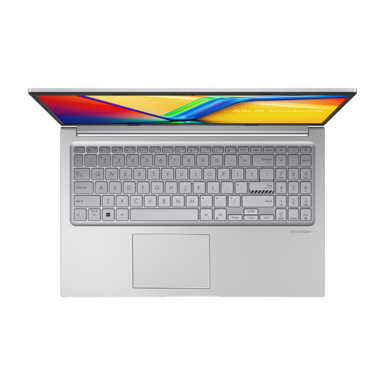 لپتاپ 15.6 اینچی ایسوس مدل Vivobook 15 X1504VA-NJ379، با پردازنده Core i7-1355U، رم 12 گیگابایت DDR4، حافظه SSD با ظرفیت 512 گیگابایت، صفحهنمایش مات Full HD، وبکم HD با شاتر حریم خصوصی و پشتیبانی از Wi-Fi 6
