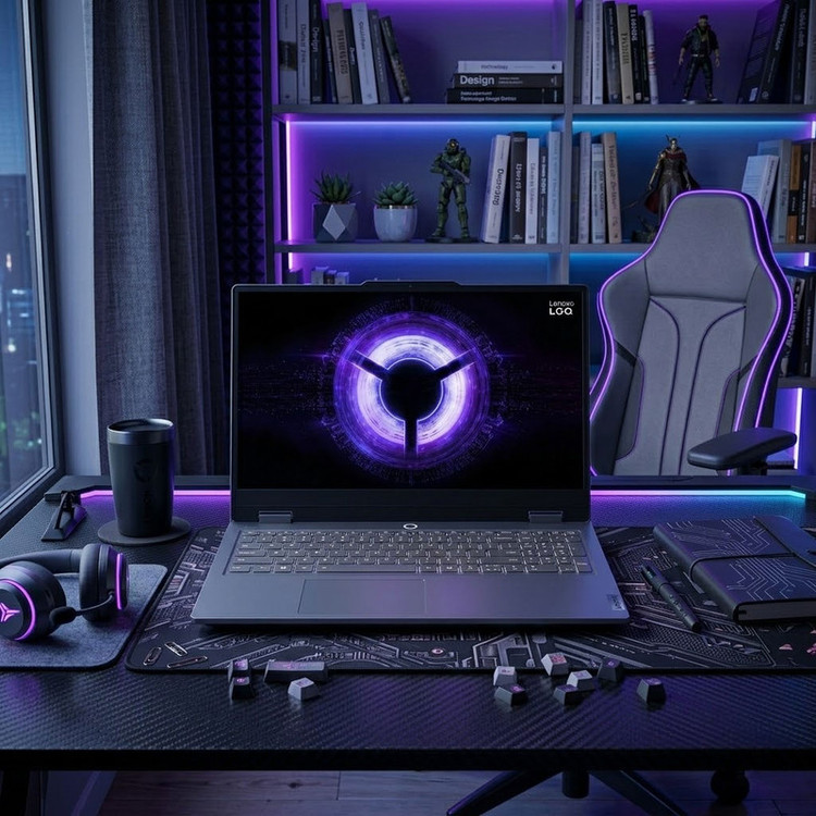 لپتاپ 15.6 اینچی لنوو مدل LOQ Essential 15IRX11-i5 13450HX-RTX5050 8GB-16GB DDR5 4800MHz-512GB SSD-FHD 144Hz