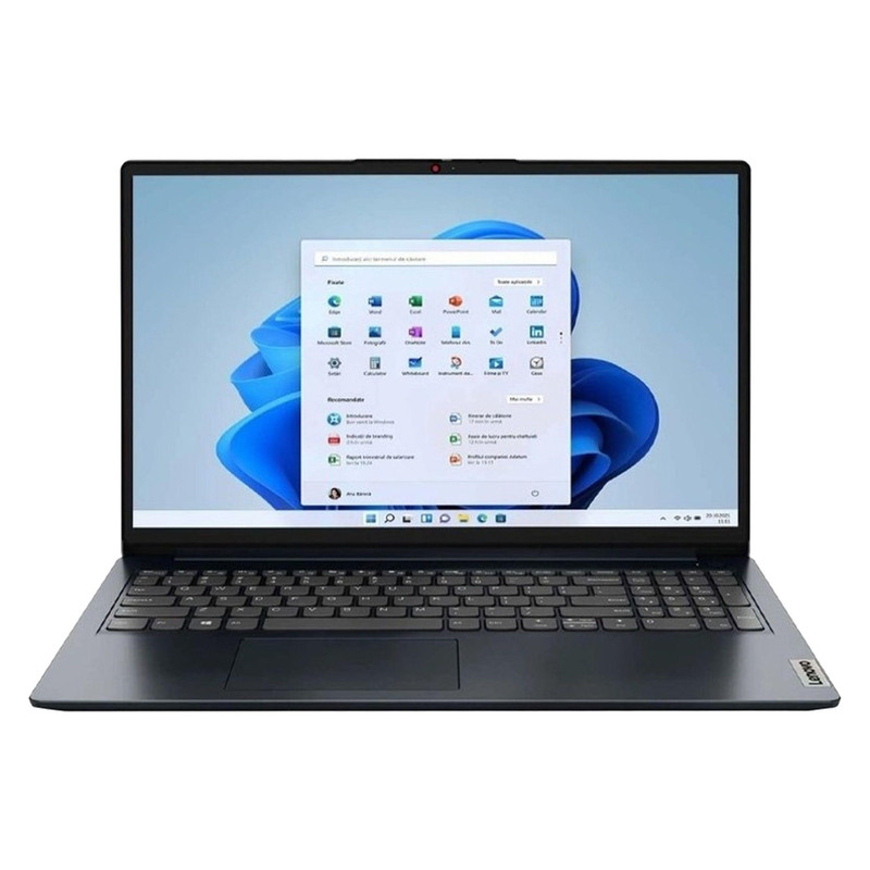 لپ‌تاپ لنوو مدل IdeaPad 1 15IJL7 با پردازنده Celeron N4500، رم DDR4 8GB با فرکانس 3200MHz، حافظه SSD با ظرفیت 256GB، نمایشگر 15.6 اینچ TN با وضوح HD، دارای سیستم‌عامل Windows 11