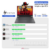 لپتاپ اچ پی مدل Victus 15 FA1082WM با پردازنده Core i5-13420H و گرافیک RTX4050 6GB، رم DDR4 16GB با فرکانس 3200MHz، حافظه SSD با ظرفیت 512GB، نمایشگر 15.6 اینچ IPS با وضوح FHD و نرخ بهروزرسانی 144Hz، دارای نور پسزمینه کیبورد، کاستوم شده