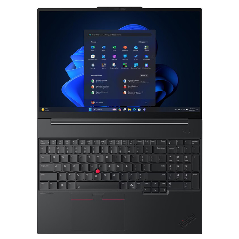 لپ تاپ 16 اینچی لنوو مدل ThinkPad E16 Gen 3-Core Ultra 5 226V-16GB LPDDR5X 8533MHz-1TB SSD-IPS-Backlit-Fingerprint-W - کاستوم شده