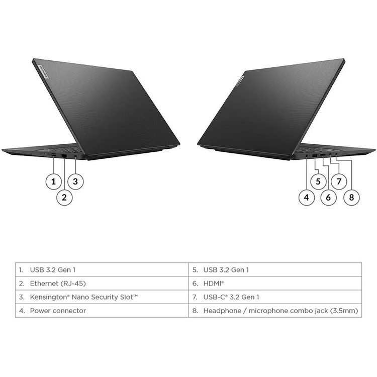 لپ تاپ 15.6 اینچی لنوو مدل V15 G4 IRU-i5 13420H-12GB DDR4-1TB SSD-TN - کاستوم شده