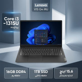 لپتاپ 15.6 اینچی لنوو مدل V15 G4 IRU با پردازنده Core i3-1315U، رم 16 گیگابایت DDR4، حافظه SSD NVMe PCIe Gen 4.0 با ظرفیت 1 ترابایت، نمایشگر Full HD با پنل TN و روکش مات، وبکم HD با شاتر حریم خصوصی