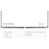 لپ تاپ 15.6 اینچی لنوو مدل Ideapad slim 3 15AMN8-Ryzen 3 30-8GB LPDDR5 5500MHz-512GB SSD-IPS-Fingerprint-W - کاستوم شده