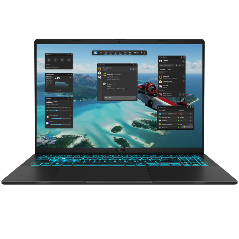 لپ تاپ 16 اینچی ایسوس مدل V16 V3607VJ-Core 7 240H-RTX3050 6GB-24GB DDR5 5600MHz-512GB SSD-WUXGA 144Hz-W - کاستوم شده