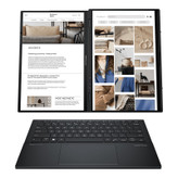 لپ تاپ 14 اینچی ایسوس مدل Zenbook DUO UX8406CA-Core Ultra 9 285H-32GB LPDDR5X-1TB SSD-Dual WUXGA OLED Touch 60Hz-W - کاستوم شده