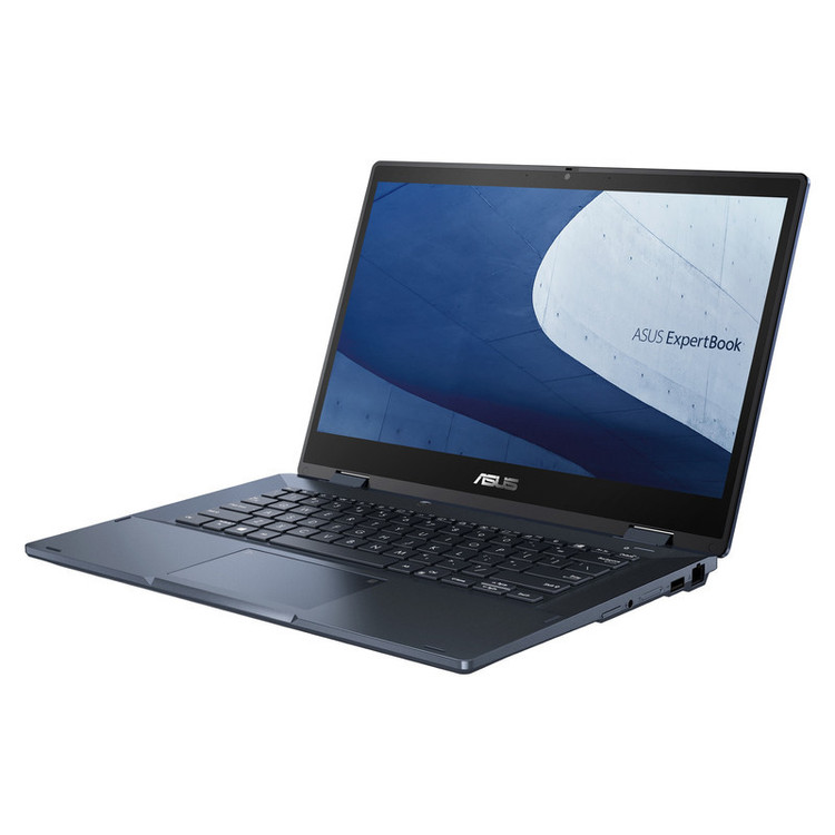 لپ تاپ 14 اینچی ایسوس مدل ExpertBook B3 Flip B3402FVA-Core 5 120U-8GB DDR4 3200MHz-2TB SSD-Touch-Backlit-Fingerprint به همراه ماوس و قلم و کیف - کاستوم شده