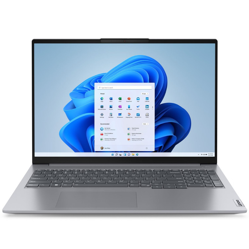 لپ تاپ 16 اینچی لنوو مدل ThinkBook 16 G6 IRL-i3 1315U-16GB DDR4 3200MHz-1TB SSD-IPS-Backlit-Fingerprint - کاستوم شده