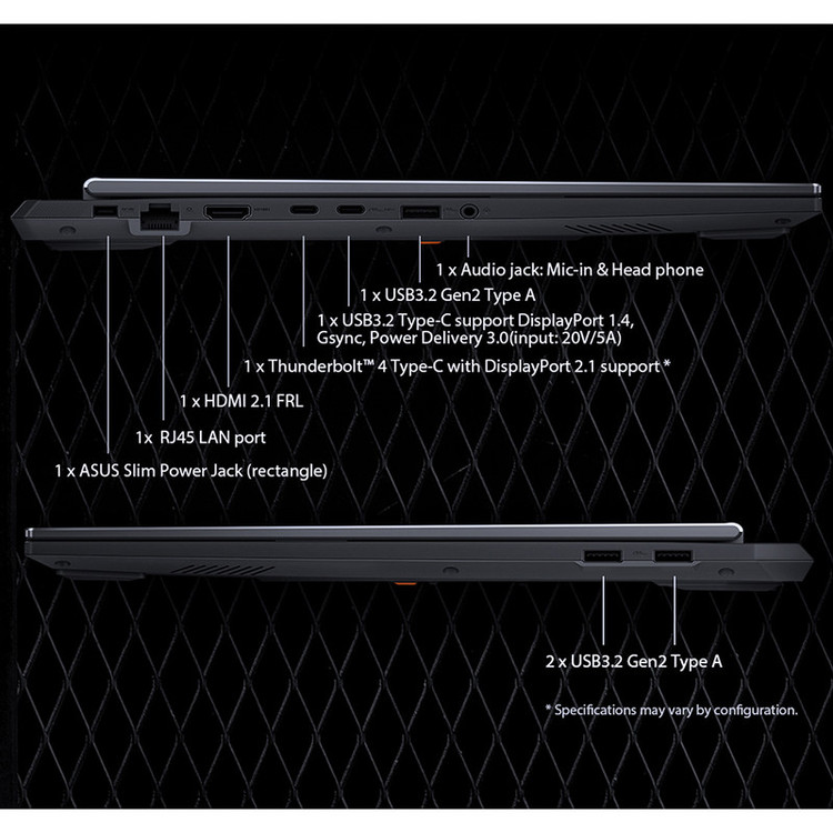 لپ تاپ 16 اینچی ایسوس مدل TUF Gaming F16 FX608JHR-i7 14650HX-RTX5050 8GB-32GB DDR5 5600MHz-3TB SSD-WUXGA 165Hz - کاستوم شده