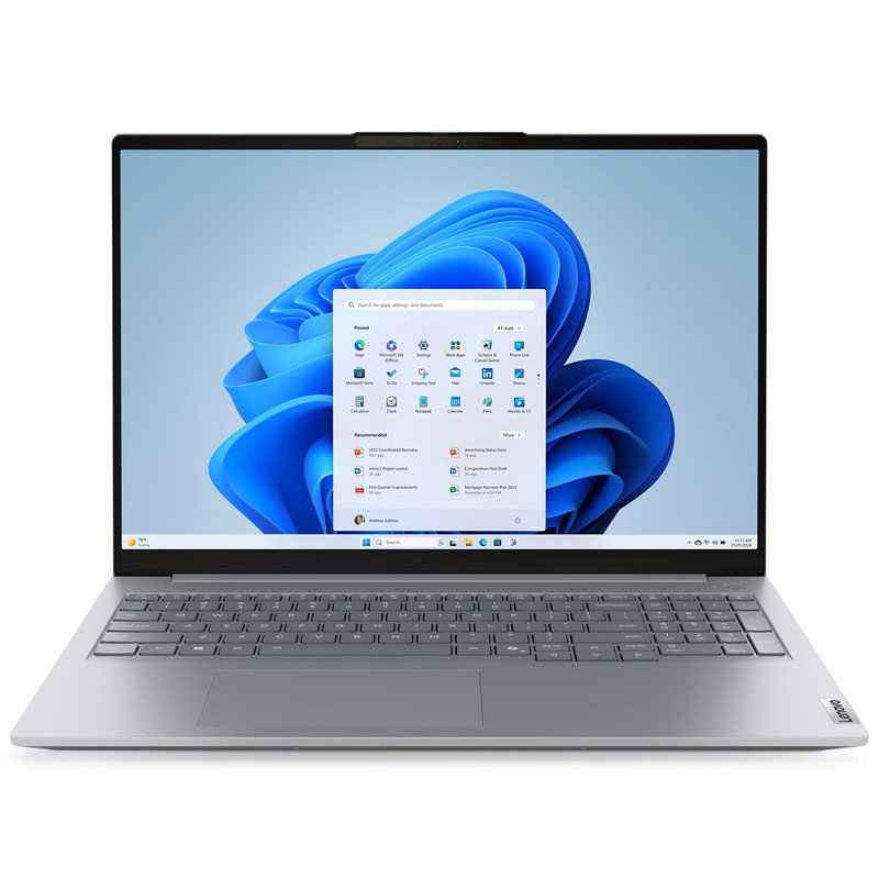 لپ تاپ 16 اینچی لنوو مدل ThinkBook 16 G8 IAL-Core Ultra 7 255H-24GB DDR5 5600MHz-1TB SSD-IPS 60Hz-Backlit-Fingerprint - کاستوم شده