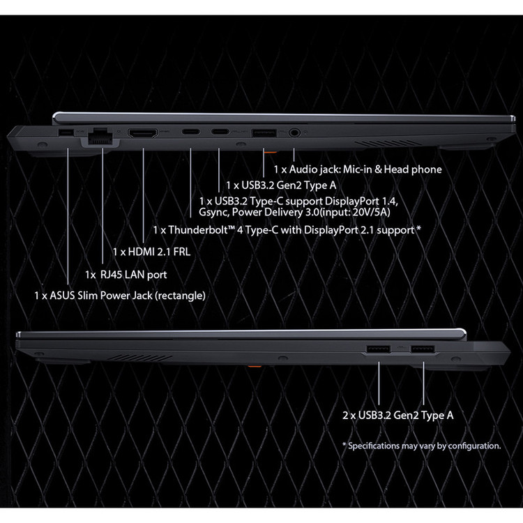 لپ تاپ 16 اینچی ایسوس مدل TUF Gaming F16 FX608JMR-i7 14650HX-RTX5060 8GB-32GB DDR5 5600MHz-3TB SSD-WUXGA 165Hz-W - کاستوم شده